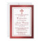 Metallic Red Cross Holy Communion Or Confirmation