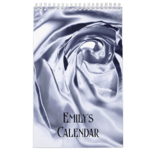Metallic Rose Print Calendar