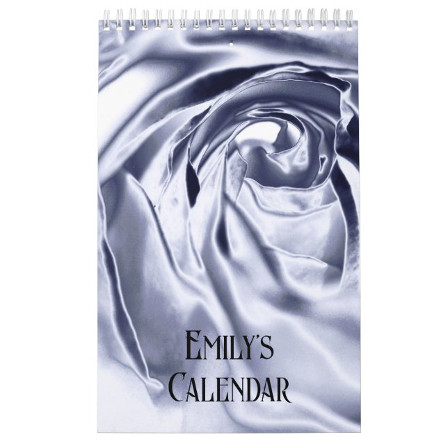 Metallic Rose Print Calendar (Cover)