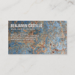 Metallic Rustic Background Business Card