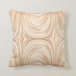 METALLIC SATIN CHAMPAGNE PILLOW