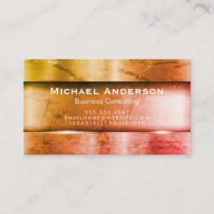 Metallic Shine Background Metal Business Card