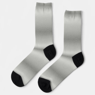 Metallic Silver Grey Brushed Aluminium Socks