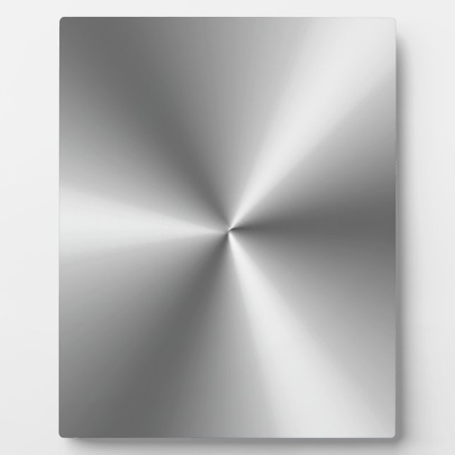 Metallic Silver Plaque (Front)