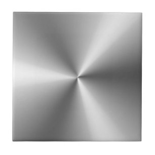 Metallic Silver Tile