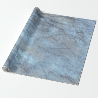 Metallic Sky Blue Wrapping Paper