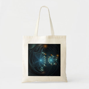 Metallic Spider Webs Tote Bag