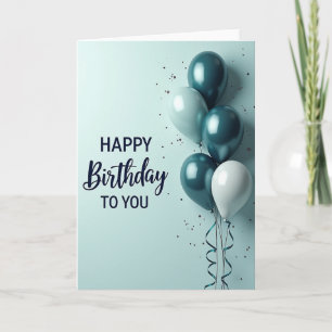 Metallic Star Birthday Card