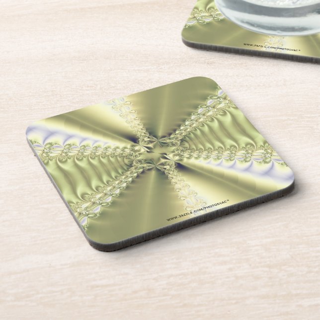 Metallic Star Coaster (Left Side)