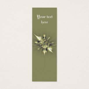 Metallic Star Custom Bookmark