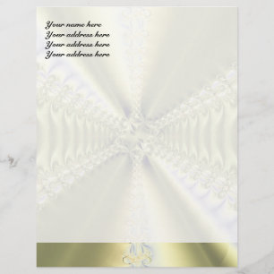 Metallic Star Customized Letterhead
