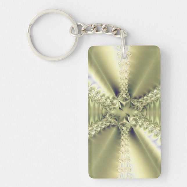 Metallic Star Key Ring (Front)