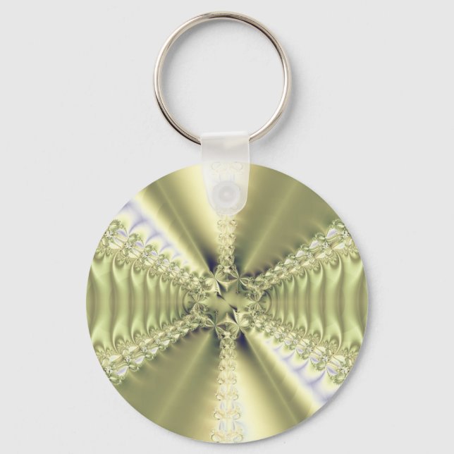 Metallic Star Key Ring (Front)