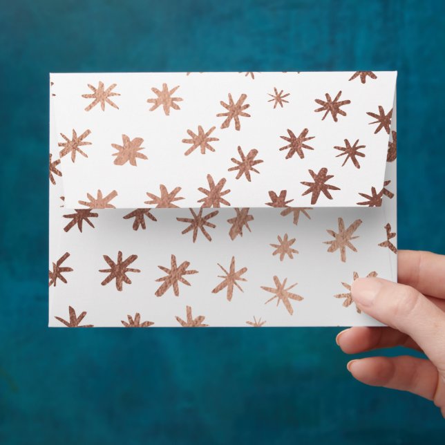 Metallic stars - copper envelope (Hand)