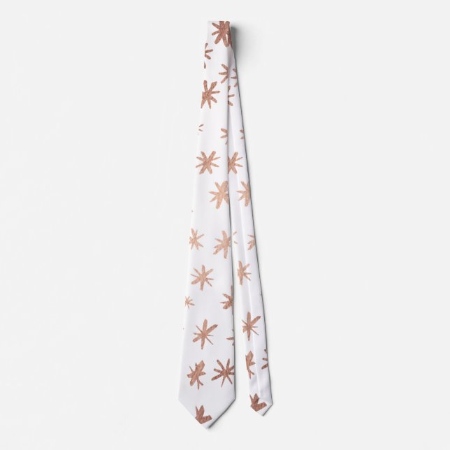 Metallic stars - copper tie (Front)