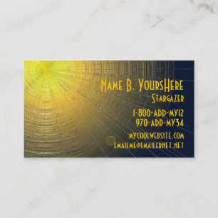 Metallic Sun Business Card