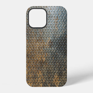 Metallic surface, reflective texture background. iPhone 12 case