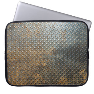 Metallic surface, reflective texture background. laptop sleeve