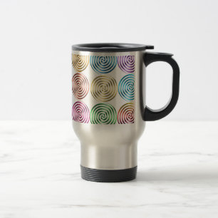 Metallic Swirly Travelers Mug