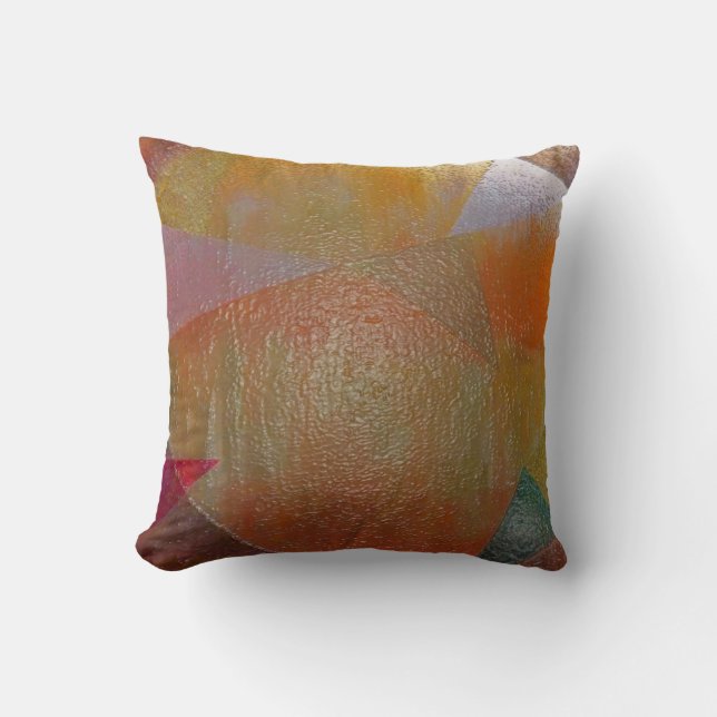 Metallic Triangles Cushion (Front)