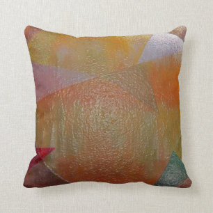 Metallic Triangles Cushion