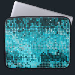 Metallic Turquois Sequins Look Disco Mirrors Bling Laptop Sleeve<br><div class="desc">Popular shiny metallic sequence look turquoise tones disco style iPhone 4/4S case cover. Retro 70's disco ball mirrors with the bling and sparkles. Look for this design in many tones. Purple blue green pink and can be requested in your favourite colour. It is a image pattern and not actual sequence....</div>