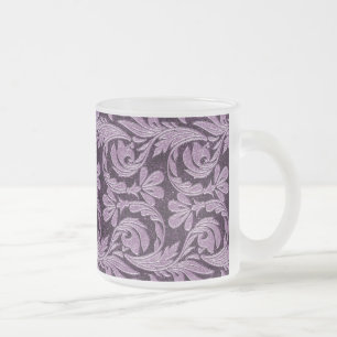 Metallic Waves, 2 Tone Purple FROSTED MUG