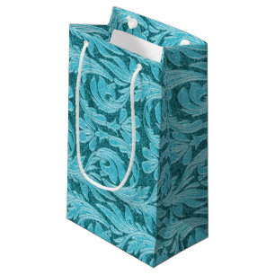 Metallic Waves-Light Teal-GIFT BAG s
