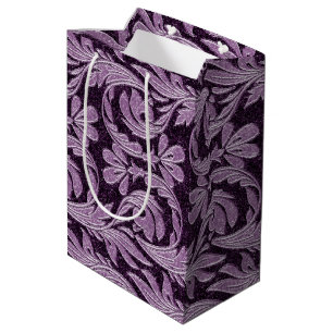 Metallic Waves-Two Toned Purple-GIFT BAG m