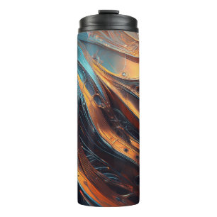 Metallica Pattern Thermal Tumbler