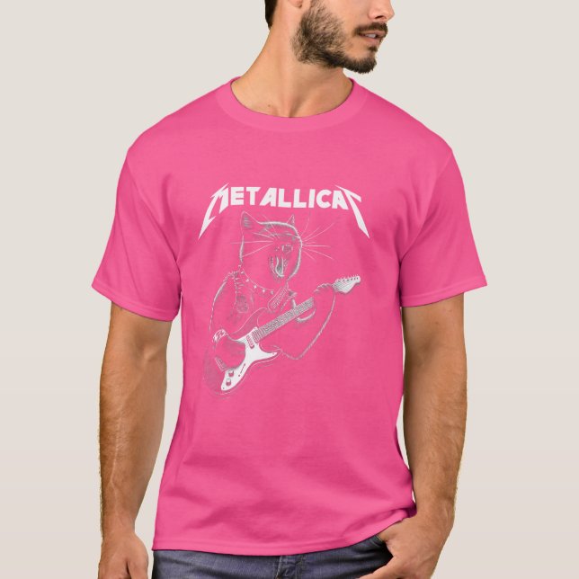 Metallicat - Funny Cat  1 T-Shirt (Front)