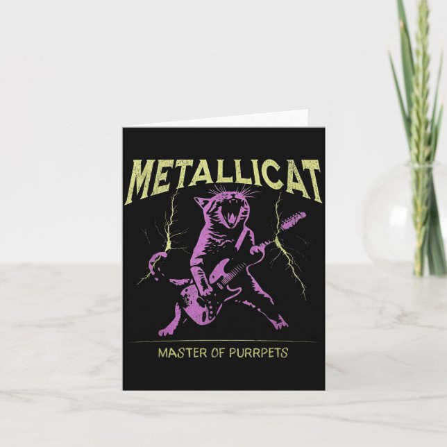 Metallicat Master Of Purrpets  Card (Front)