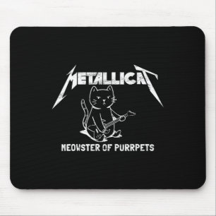 Metallicat Meowster Of Purrpets - Funny Cat 1 Mouse Mat