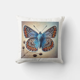 Metalmark butterfly dorsal view 310824IREF248 - Wa Cushion