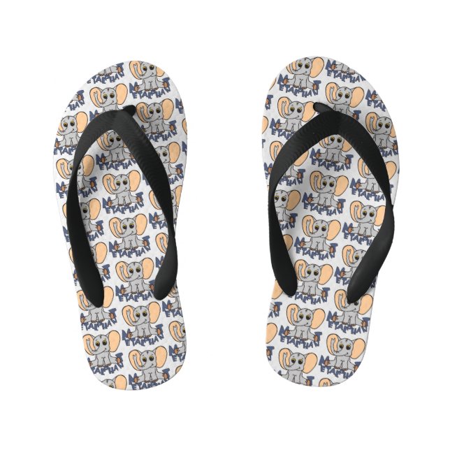 Metalphant Elephant Flip Flops - multi image (Footbed)