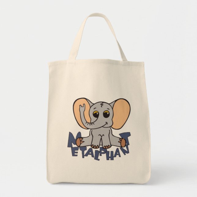 Metalphant Elephant Tote Bags - Various Styles (Front)