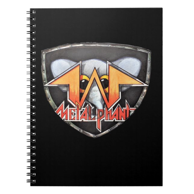 Metalphant Emblem Spiral Notebook - small (Front)