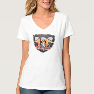 Metalphant Emblem Women's V-neck T-Shirt