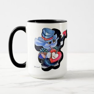 Metalphant Heart Guitar Mug