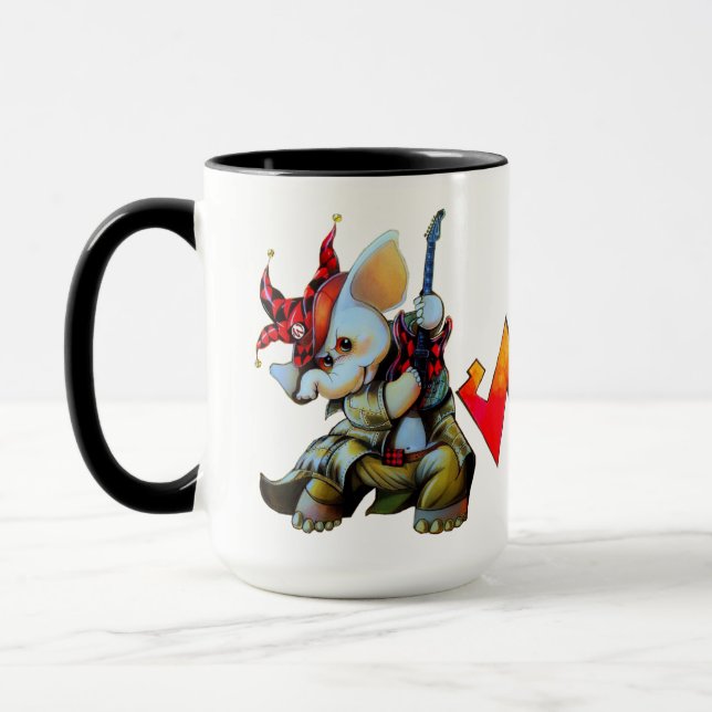 Metalphant Jester Mug (Left)