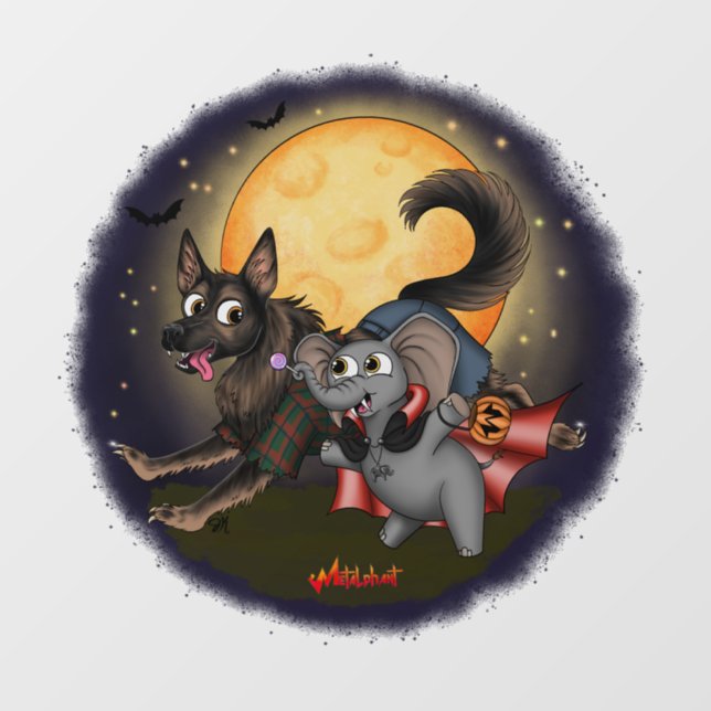 Metalphant Metalfriends Window Cling (Sheet)