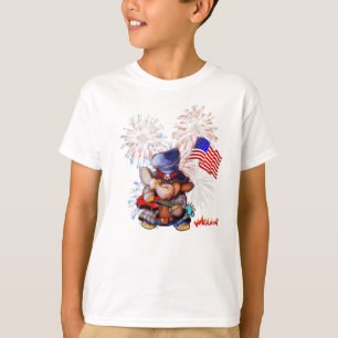 Metalphant USA Flag Kid's T-shirt