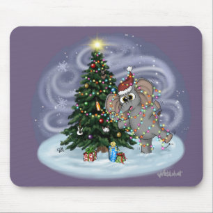 Metalphant Wilbur in Lights Mouse Pad