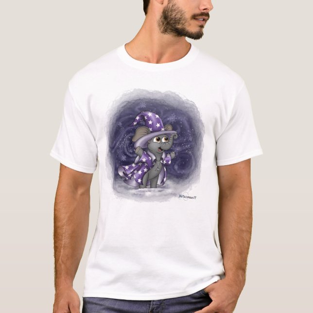 Metalphant Wilbur in Winter Adult (light colours)  T-Shirt (Front)