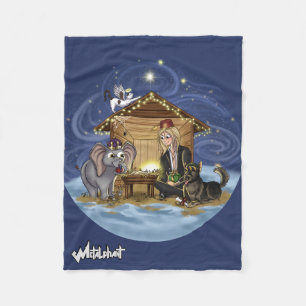 Metalphant Wilbur's True Meaning of Christmas  Fleece Blanket