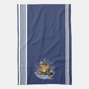 Metalphant Wilbur's True Meaning of Christmas  Tea Towel