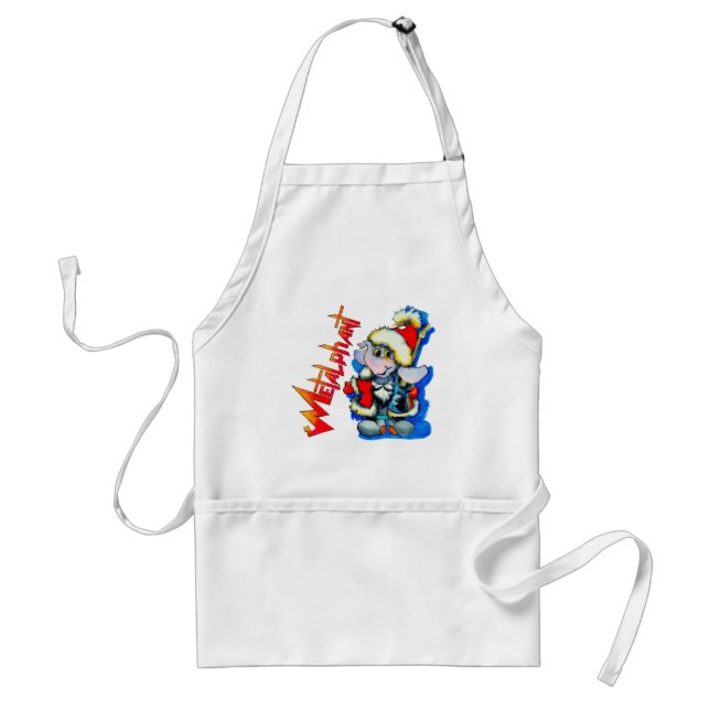 Metalphant Winter Holiday Apron (V2) (Front)