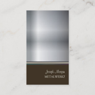 Metalworks, business cards