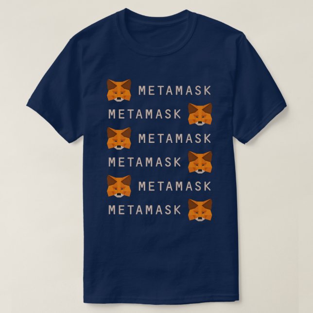 MetaMask FoSecure Ethereum and PulseChain Altcoin  T-Shirt (Design Front)
