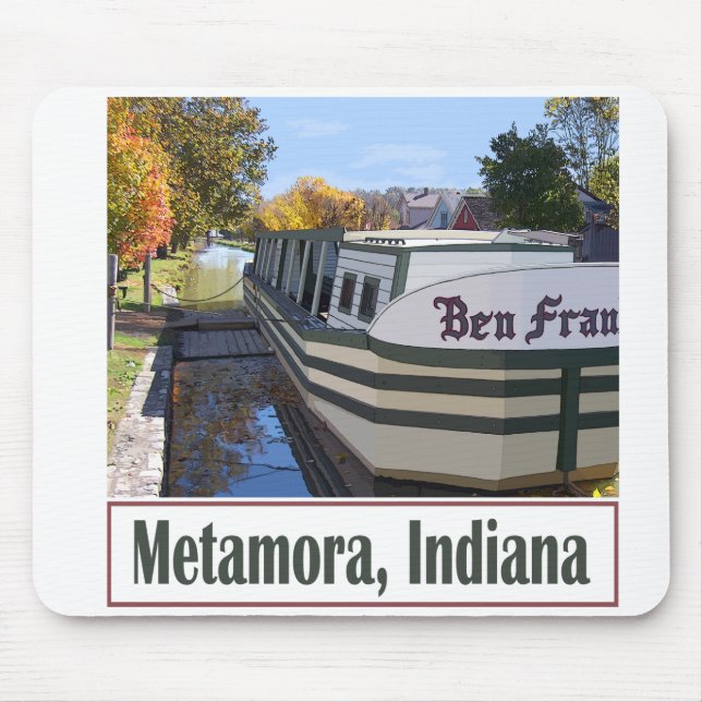 Metamora Indiana Mouse Mat (Front)